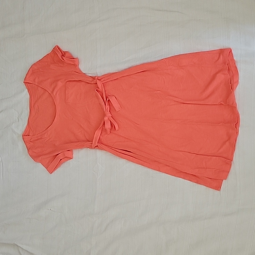Sonoma Coral Tie Dress
